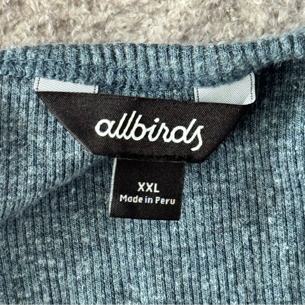 Allbirds‎ Women's Blue ribbed tank top